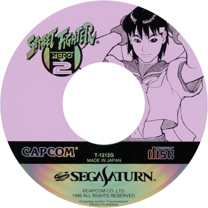 Street Fighter Zero 2 Saturn Original Completo Japonês